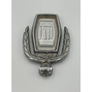 FORD‎ LTD Car Hood Ornament  Vintage Advertising Logo Emblem Chrome